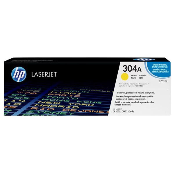 

Оригинальный картридж HP 304A (CC532A) Yellow для принтера HP Color LaserJet CM2320/CP2020/2025