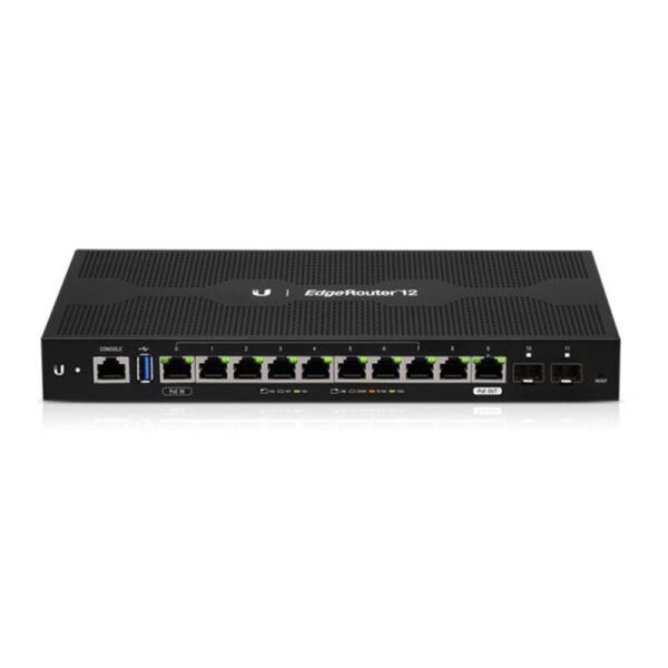 

Маршрутизатор Ubiquiti EdgeRouter ER-12 (Quad-Core 1 GHz/1GB, 10x1GE, 2xSFP, poe-in/out, passive cooling)