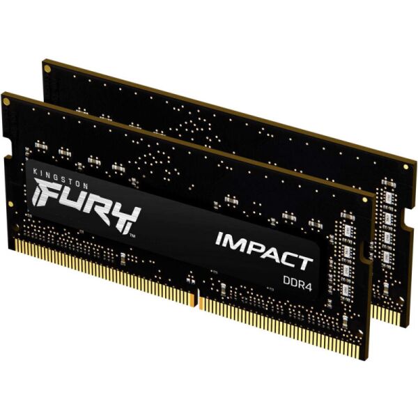 

Оперативная память Kingston Fury Impact SO-DIMM DDR4 32Gb (2x16Gb) (KF426S16IBK2/32)