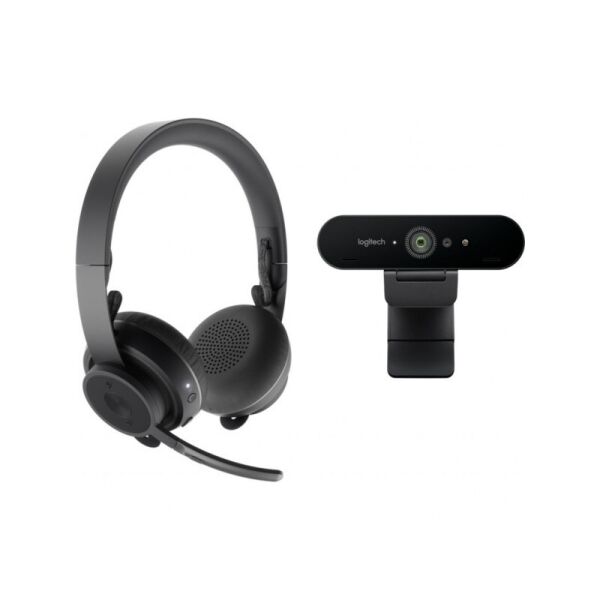

Веб-камера Logitech Personal Video Collaboration Kit (Zone Wireless + C925e) (991-000311)
