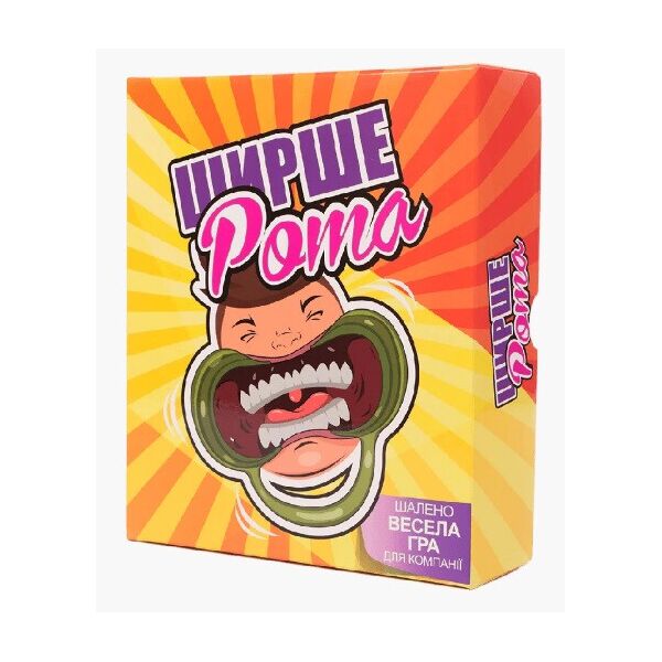 

Настольная игра FunGameShop Шире рот УКР (FGS04)
