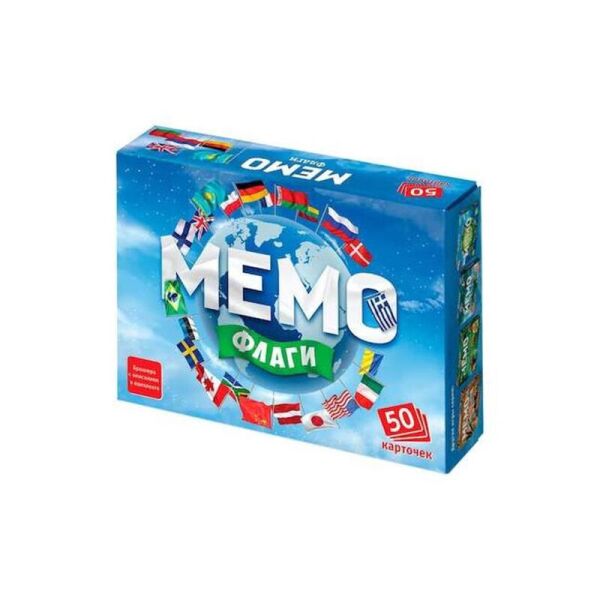 

Настольная игра Нескучный игры Мемо. Флаги (7890)