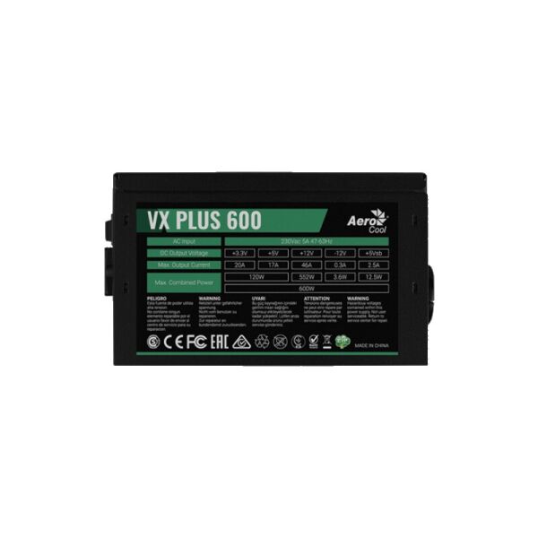 

Блок питания Aerocool Value Plus VX Plus 600W