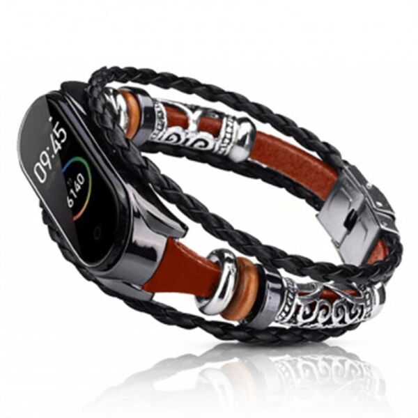 

Ремешок BeCover Jewellery для Xiaomi Mi Smart Band 5 Black-Orange (705910)
