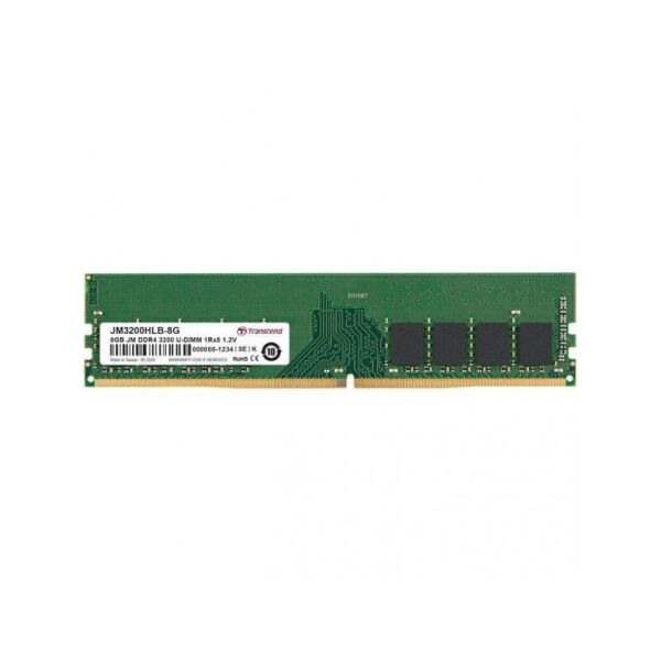 

Оперативная память Transcend 8 GB DDR4 3200 MHz JetRam (JM3200HLB-8G)