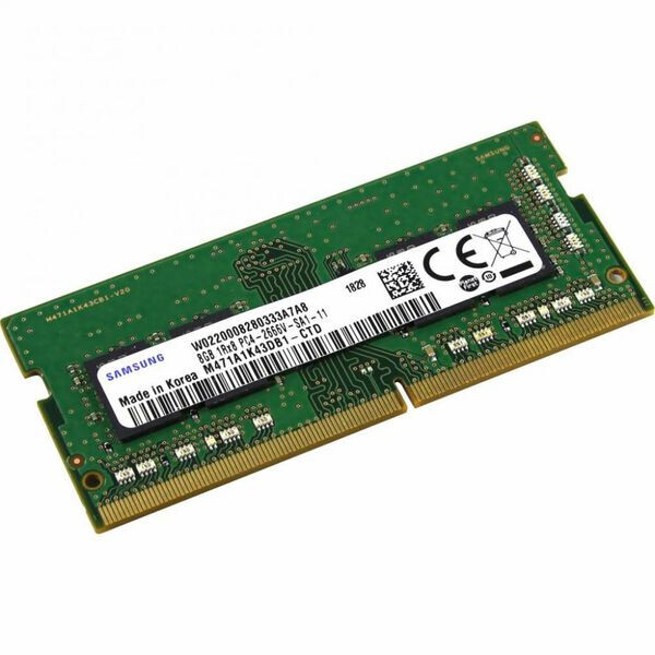 

Samsung 8 GB SO-DIMM DDR4 2666 MHz (M471A1K43DB1-CTD)