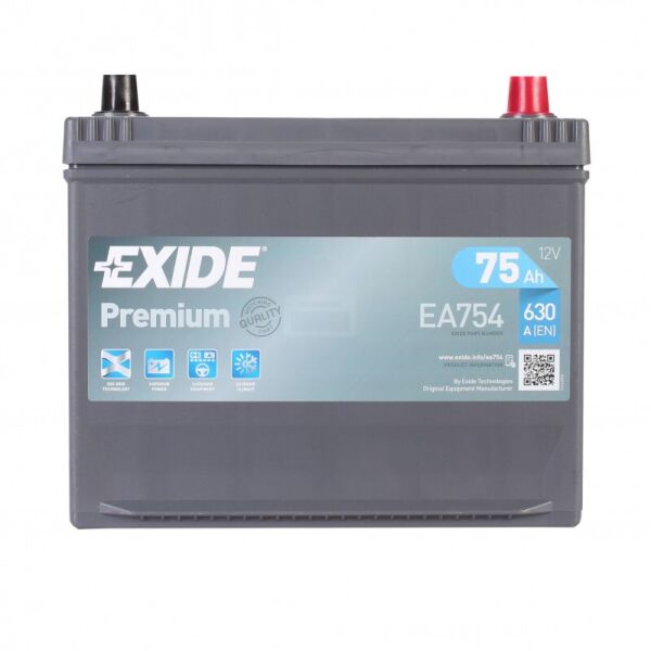 

EXIDE 6СТ-75 АзЕ ASIA Premium (EA754)