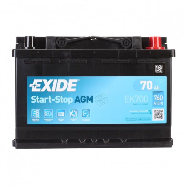 

EXIDE 6СТ-70 АзЕ AGM (EK700)