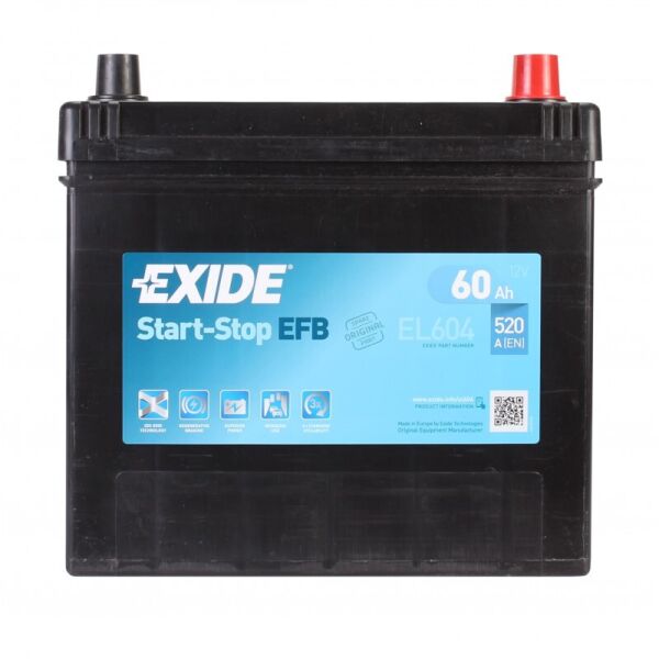 

EXIDE 6СТ-60 АзЕ ASIA EFB (EL604)