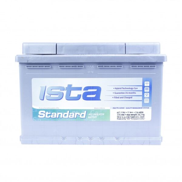 

ISTA 6СТ-77 АзЕ Standard