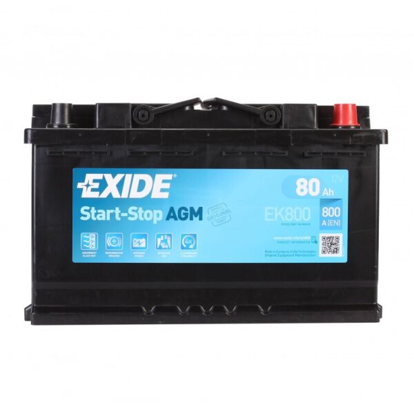 

EXIDE 6СТ-80 АзЕ AGM (EK800)
