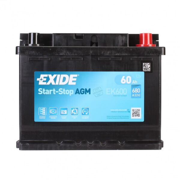 

EXIDE 6СТ-60 АзЕ AGM (EK600)