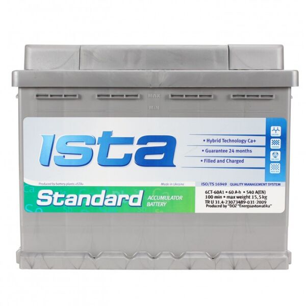 

ISTA 6СТ-60 Аз Standard