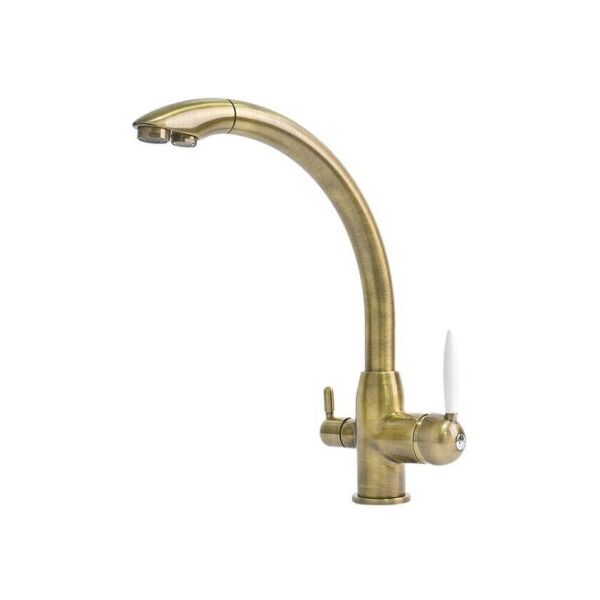 

Смеситель для кухни Fabiano FKM 31.2 Brass Antique 8231.403.0534