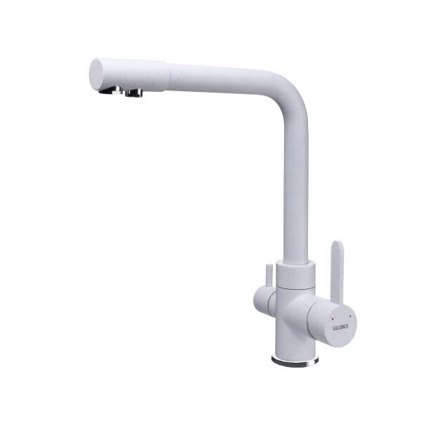 

Смеситель для кухни под осмос Globus Lux White GLLR-0444-7 9694900304193917