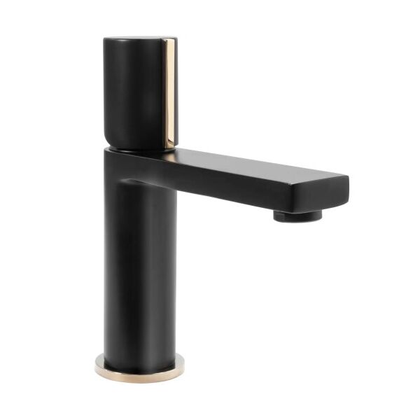 

Смеситель для умывальника Rea Ikon Black/L.Gold REA-B5680