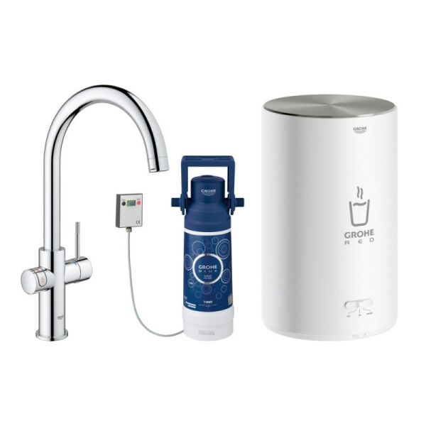 

Смеситель для кухни с бойлером Grohe Red Duo 30083001 M-size
