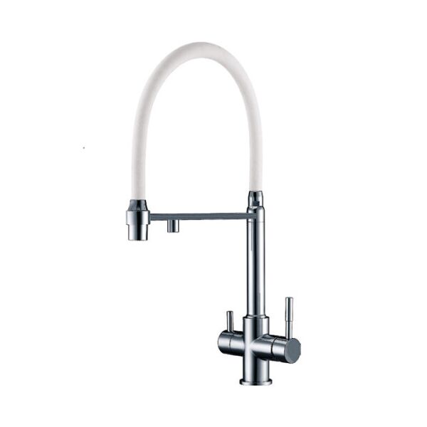 

Смеситель для кухни Fabiano FKM 31.43 Inox White 8231.403.0057