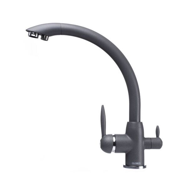 

Смеситель для кухни под осмос Globus Lux Titanium GLLR-0777-3 9694900304193920