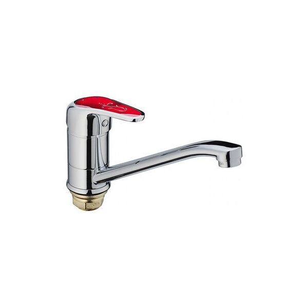

Смеситель для кухни HAIBA MAGIC 555 ГАЙКА RED HB0669
