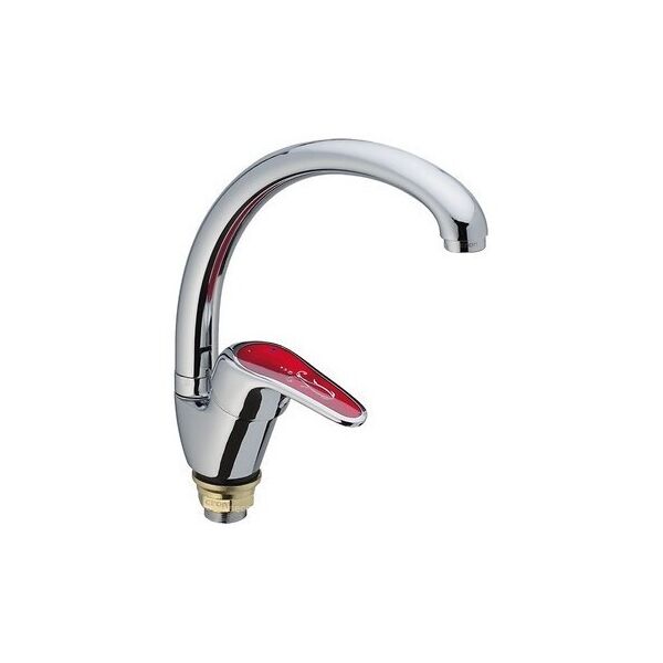 

Смеситель для кухни HAIBA MAGIC 777 ГАЙКА RED HB0680