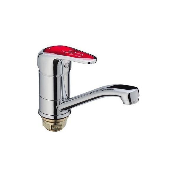 

Смеситель для умывальника HAIBA MAGIC 555-15 CM ГАЙКА RED HB0673