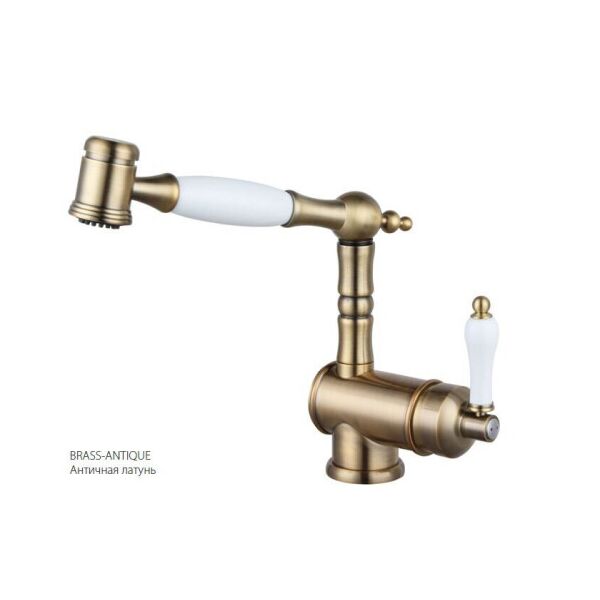 

Смеситель для кухни Fabiano FKM 67P SS Brass Antique 8232.403.0754