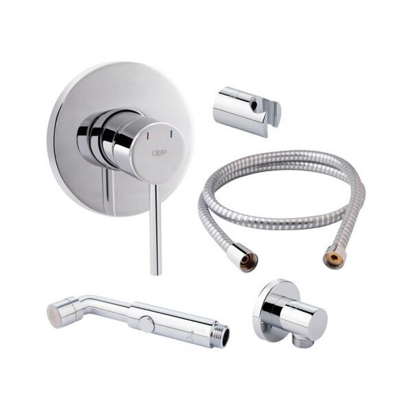 

Смеситель с гигиеническим душем Qtap 101 QTSPRCRM101SET
