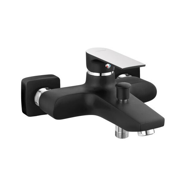 

Смеситель для ванны Ferro Algeo Square Black BAQ1BLC