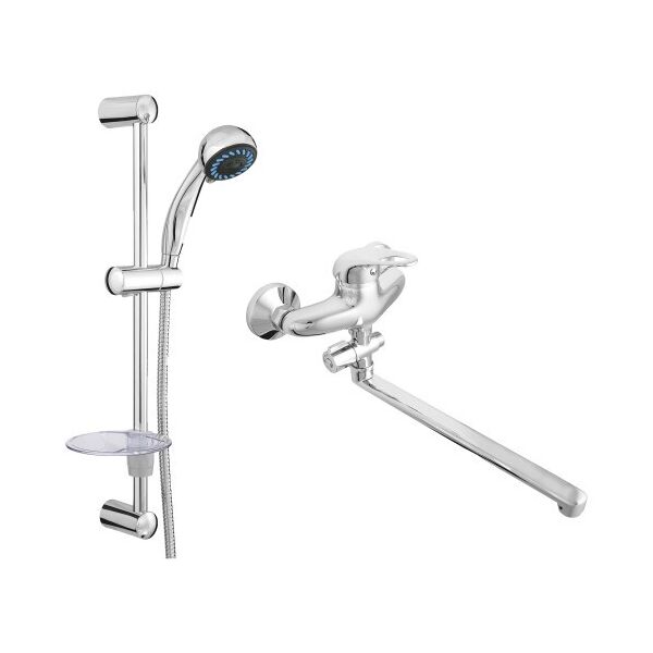 

Смеситель для ванны Rubineta Prince 12 C + Practic Fresh 625001