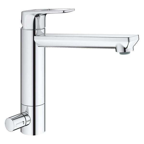 

Смеситель для мойки со встроенным запорным клапаном M-size Grohe BAULOOP 31713000