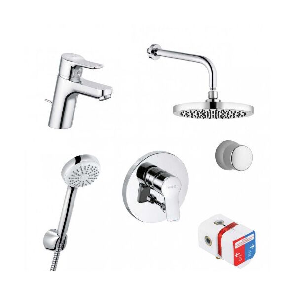 

Набор смесителей для ванной комнаты KLUDI PURE&EASY 7in1 376300565