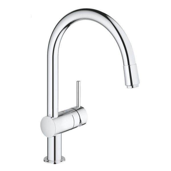 

Смеситель для кухни с выдвижным изливом Grohe Minta 32918000