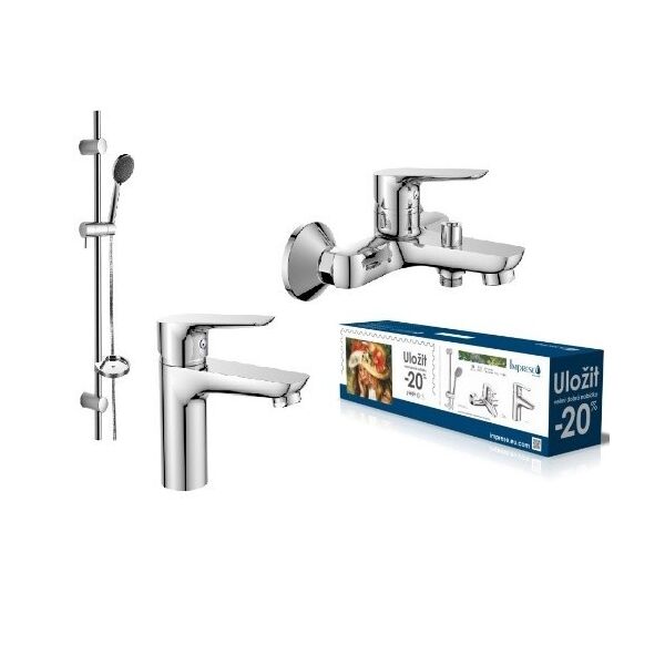 

Набор смесителей для ванны Imprese (3 в 1) kit20080