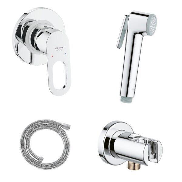 

Набор для гигиенического душа со смесителем Grohe BauLoop 111042