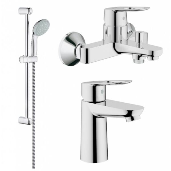 

Набор смесителей для ванны Grohe BAULOOP (23337000+23603000+27598001) 123214S