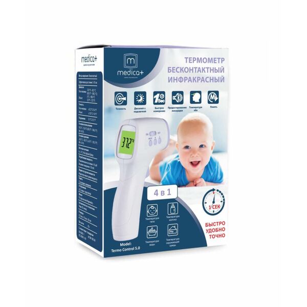 

Инфракрасный бесконтактный термометр Medica+ Thermo Control 5.0 (Япония)