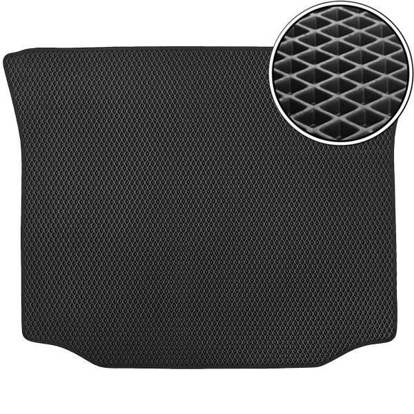 

Коврик в багажник Kinetic для Skoda Roomster '07- без груз. полки EVA-полимерный черный