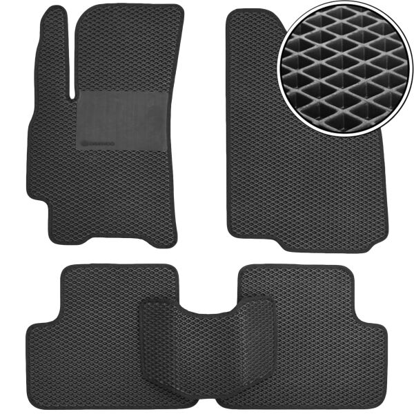 

Коврики в салон Kinetic для Daewoo Lanos / Sens '98- EVA черные с подпятником (комплект)