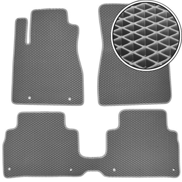 

Коврики в салон Kinetic для Lexus RX '03-08 EVA-полимерные серые (комплект)