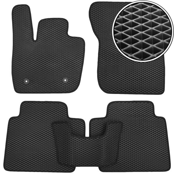 

Коврики в салон Kinetic для Lincoln MKZ '12-19 EVA-полимерные черные (комплект)