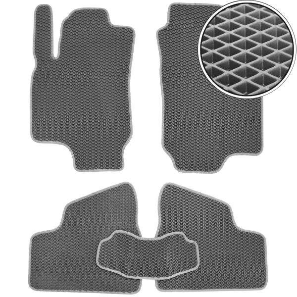 

Коврики в салон Kinetic для Opel Astra G '98-10 EVA серые (комплект)