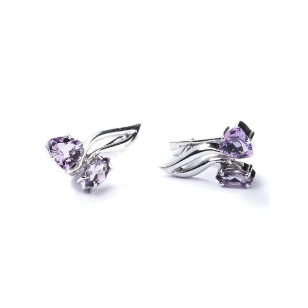 

Серьги из серебра с аметистами (1650090)