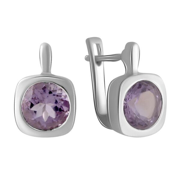 

Серьги из серебра с аметистами (1750482)