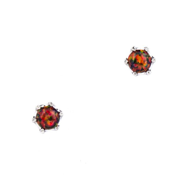 

Серьги из серебра с опалами (синт.) (1353978)