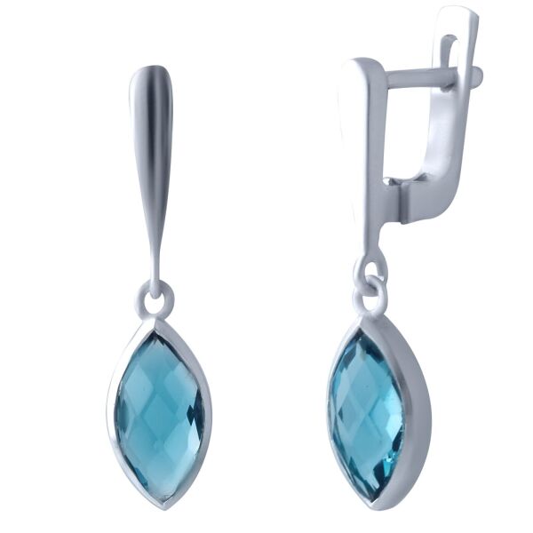 

Серьги из серебра с топазами (1622939)