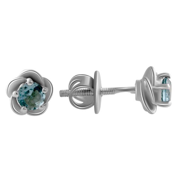 

Серьги из серебра с топазами (1742680)