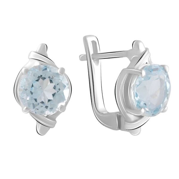 

Серьги из серебра с топазами (1750766)