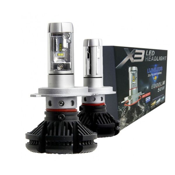 

Ксенон Светодиодные лампы для автомобиля X3 Led Headlight H4