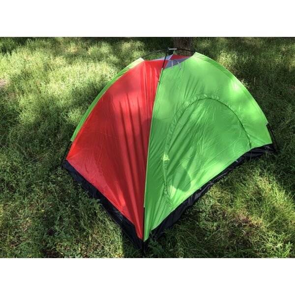 Акція на Палатка Camping Tent 21.5M YB-3025-B 20х15х11 Красно-зеленая від Allo UA